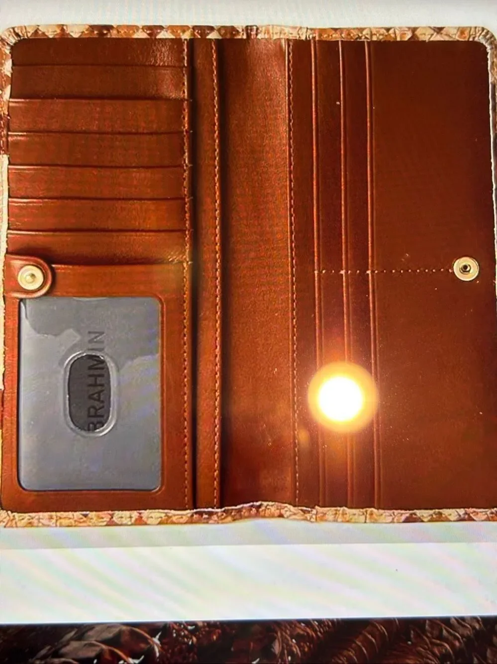 NWT Brahmin Andalusia Collection Ady Wallet